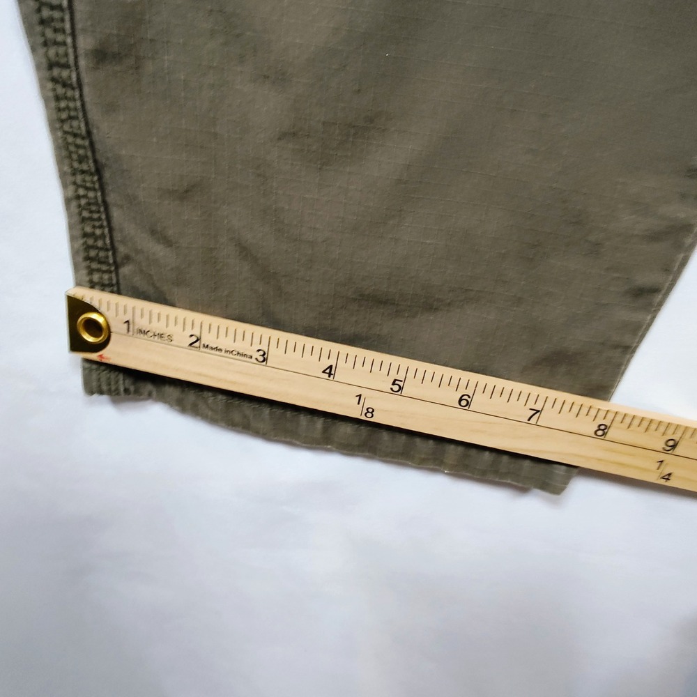 DKNY Jeans Women's Olive Green Ripstop Utility Cargo Pants Size 4 Straight Leg - Picture 8 of 12